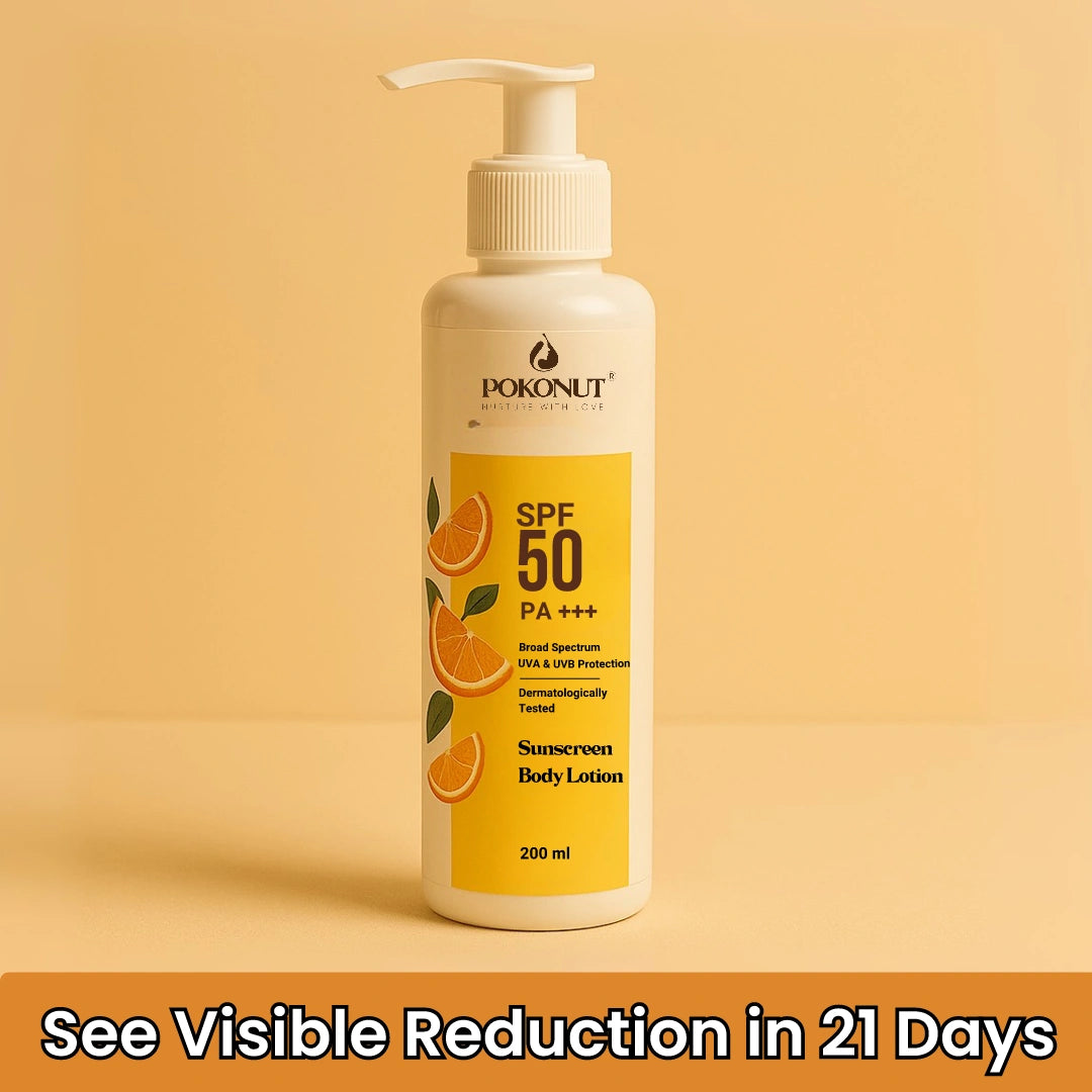 Pokonut Sunscreen Body Lotion | SPF 50 PA+++ | 200ML