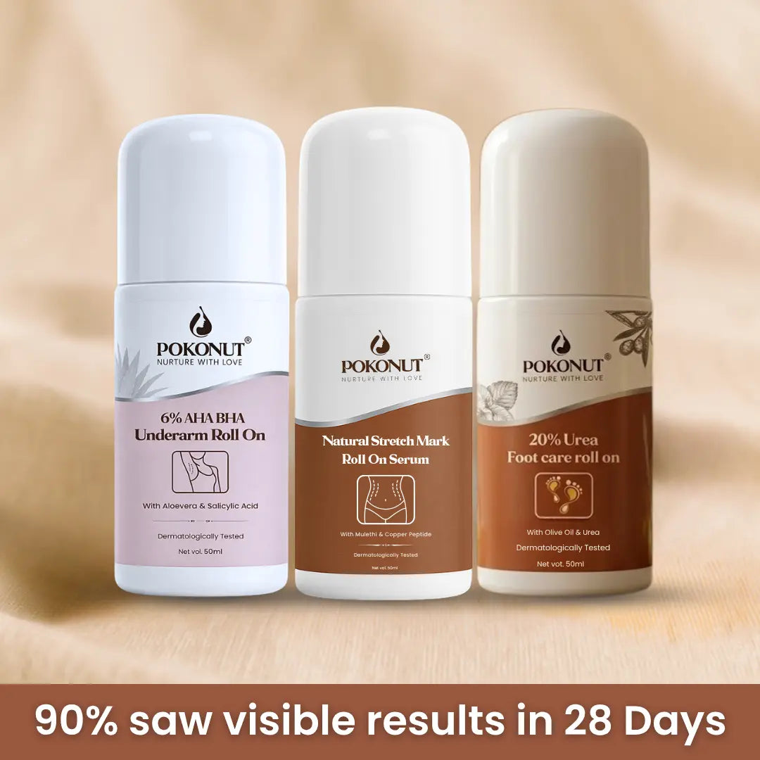 🎁 Pokonut Body Care Roll-on Trio