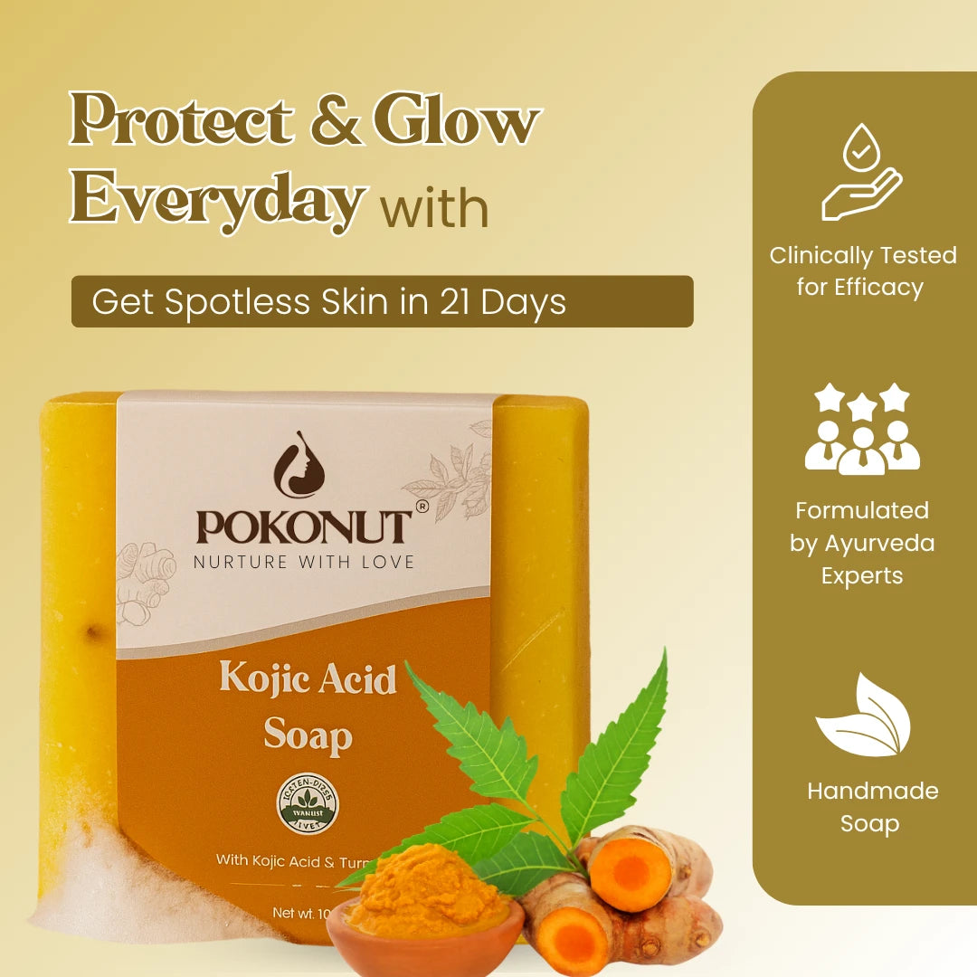 Pokonut Kojic acid soap