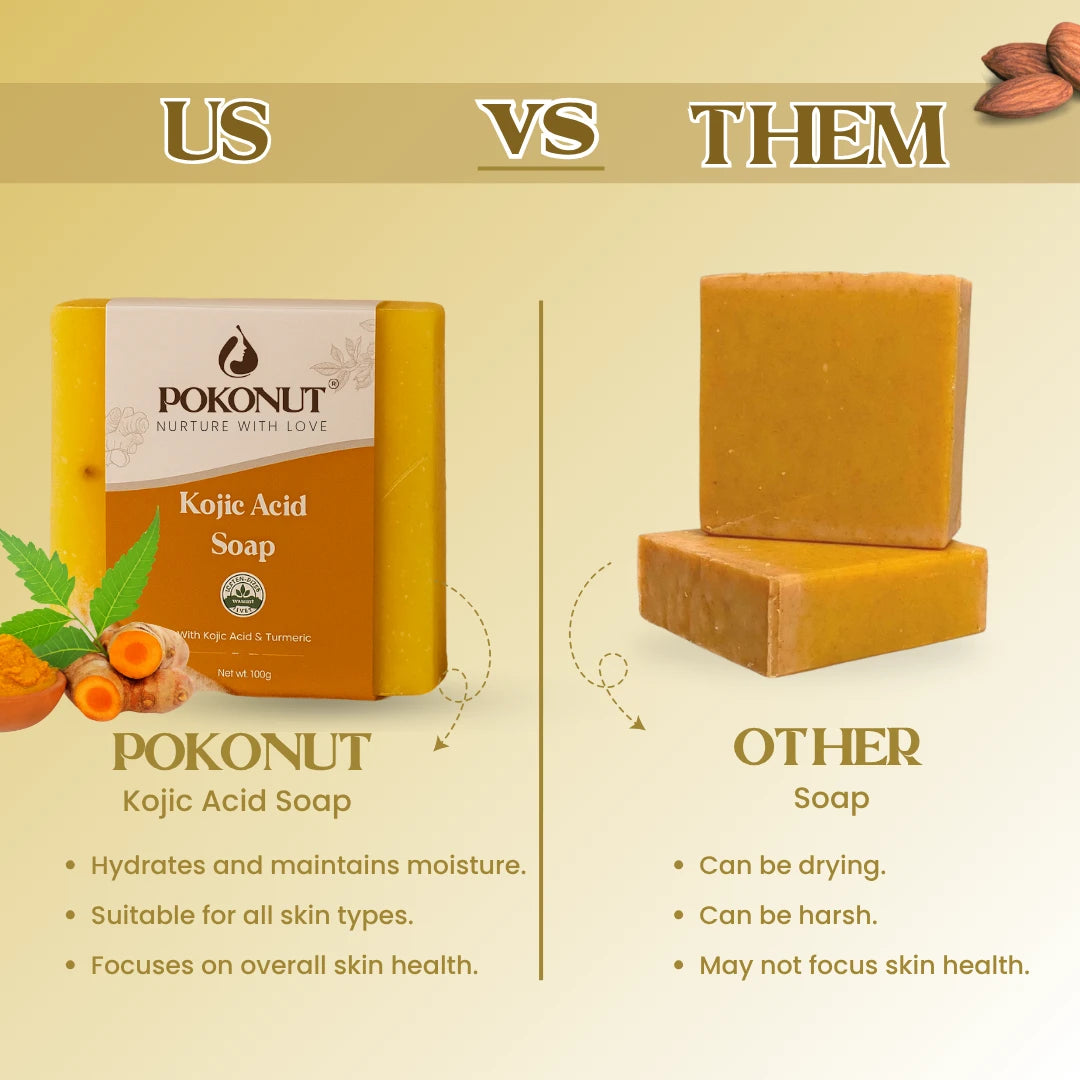 Pokonut Kojic acid soap