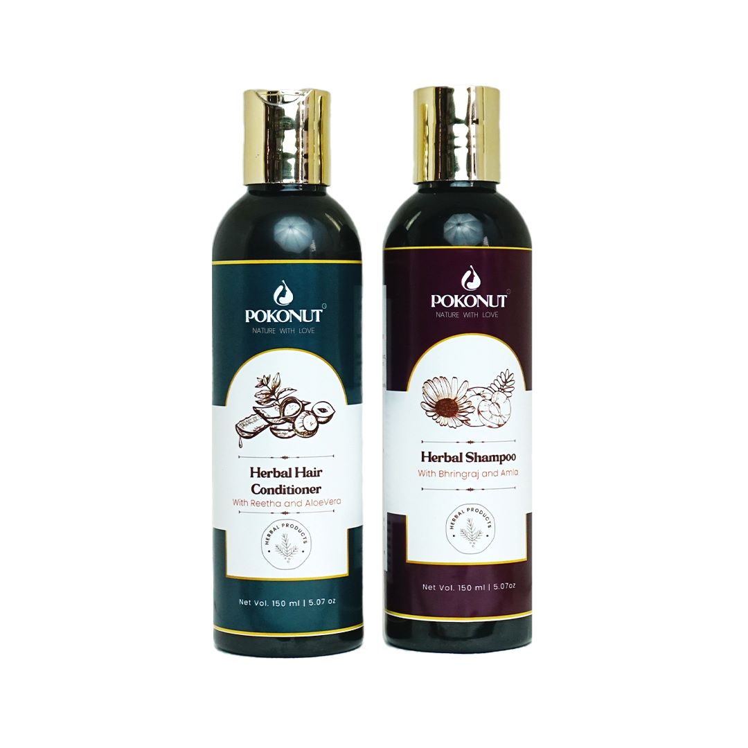 Herbal Hair Care kit (Herbal Shampoo, Herbal Conditioner)-150 Ml Each