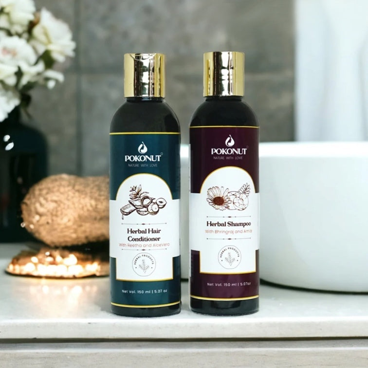 Herbal Hair Care kit (Herbal Shampoo, Herbal Conditioner)-150 Ml Each