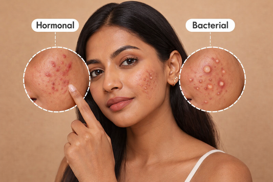 How to Tell If Acne Is Hormonal or Bacterial