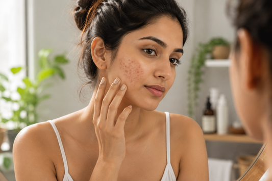 Dark Spots on Face Caused by Pimples