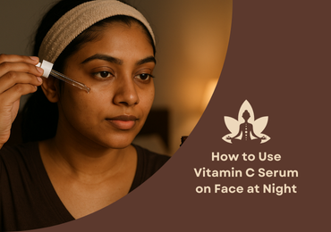 How to Use Vitamin C Serum on Face at Night