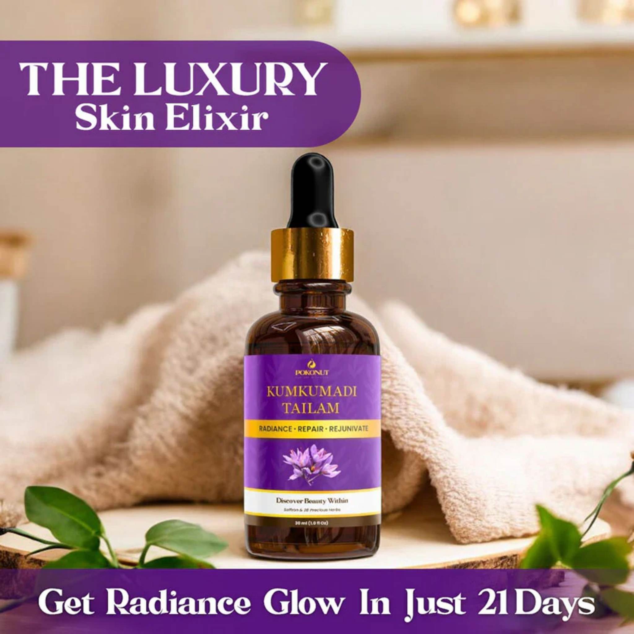 Pokonut Kumkumadi Radiance Kit