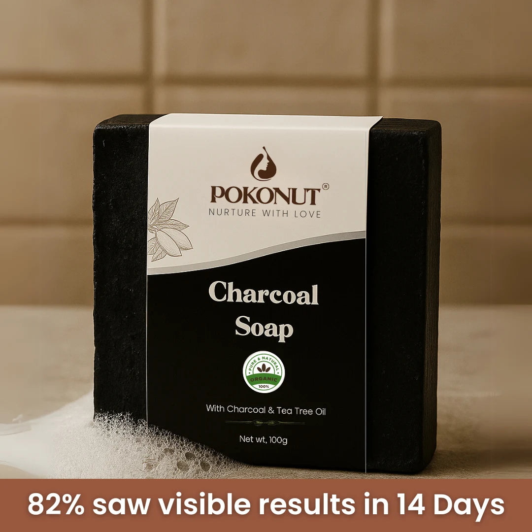 Pokonut Charcoal Soap