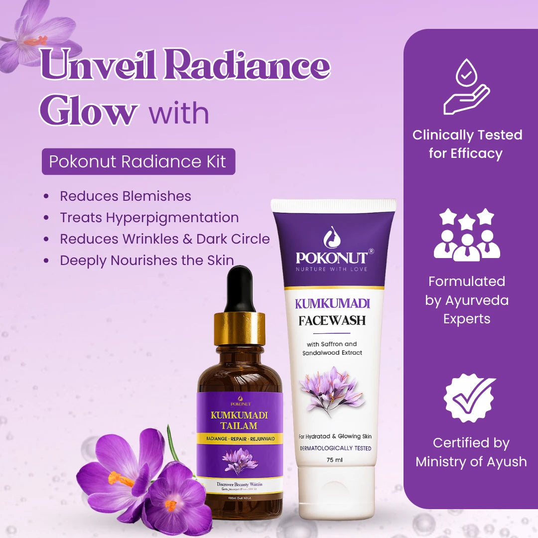 Pokonut Kumkumadi Radiance Kit