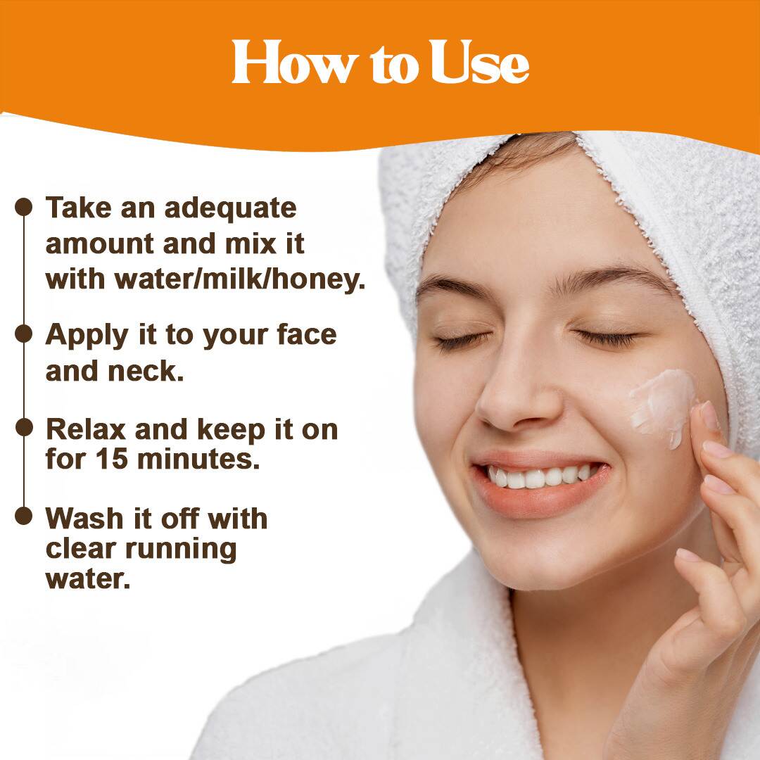 Tan Removal Orange Peel Face Mask - 100g