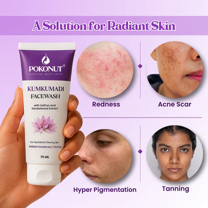 Pokonut Kumkumadi Face Wash