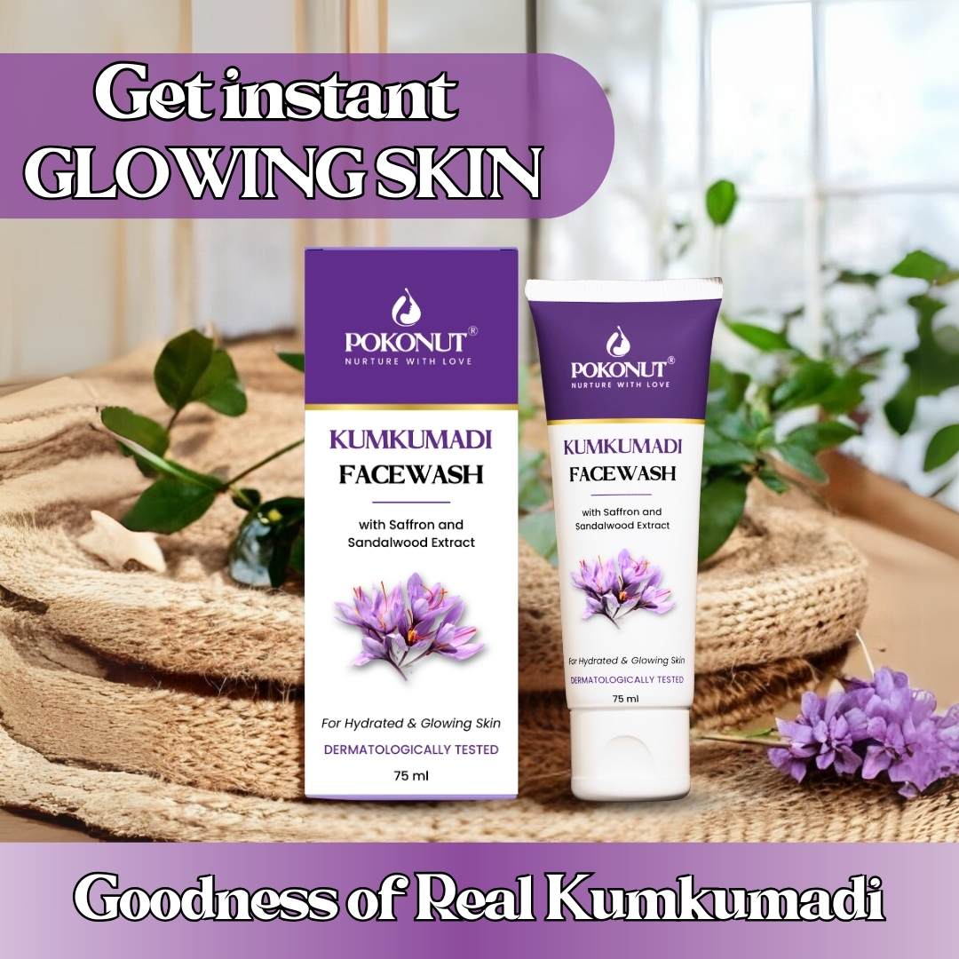 🎁 🎁 🎁 Pokonut Kumkumadi Face Wash