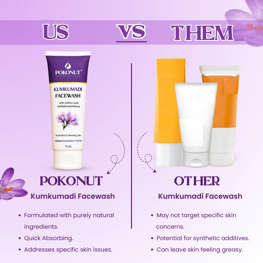 Pokonut Kumkumadi Face Wash