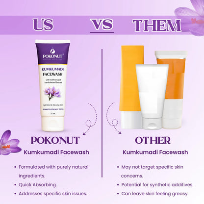Pokonut Kumkumadi Face Wash