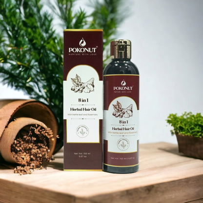 Herbal Hair care Kit (Hair oil, Shampoo, Conditioner)-150ML Each