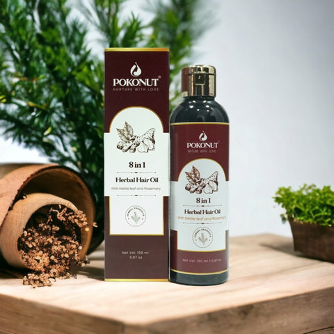Herbal Hair care Kit (Hair oil, Shampoo, Conditioner)-150ML Each