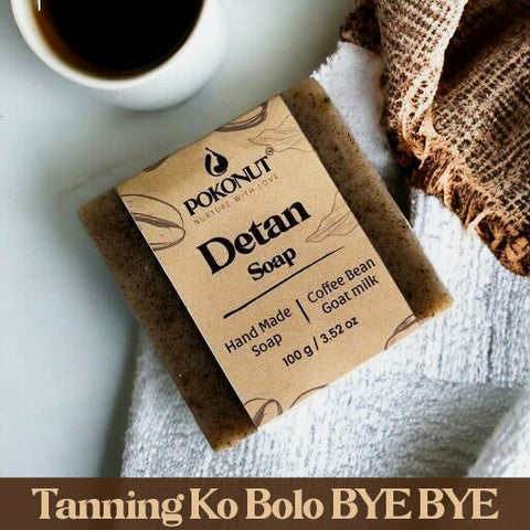 Handmade Detan soap | Coffee & Goat milk