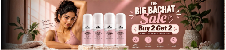 6% AHA BHA Underarm Roll On promo banner