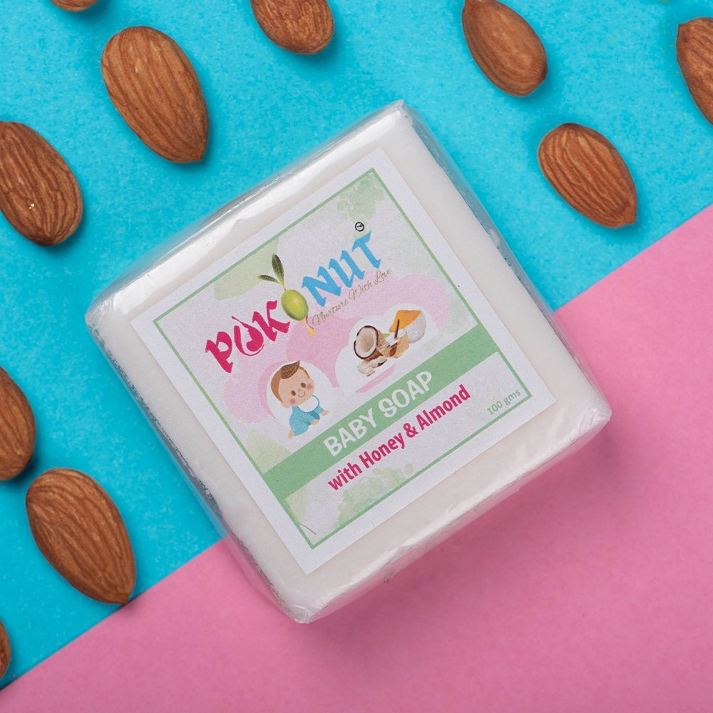 Ayurvedic Baby Bathing Bar (Pack of 1) - Pokonut