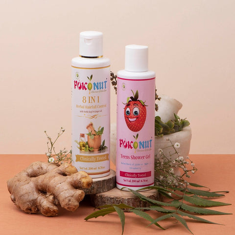 Ayurvedic Hair Care Combo (2 Products) - Pokonut