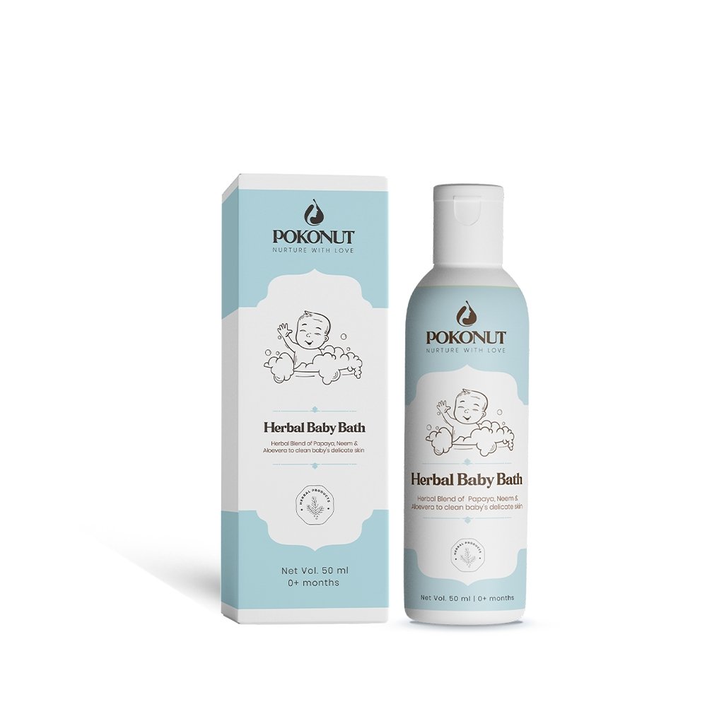 Herbal Baby Bath- 50ml - Pokonut