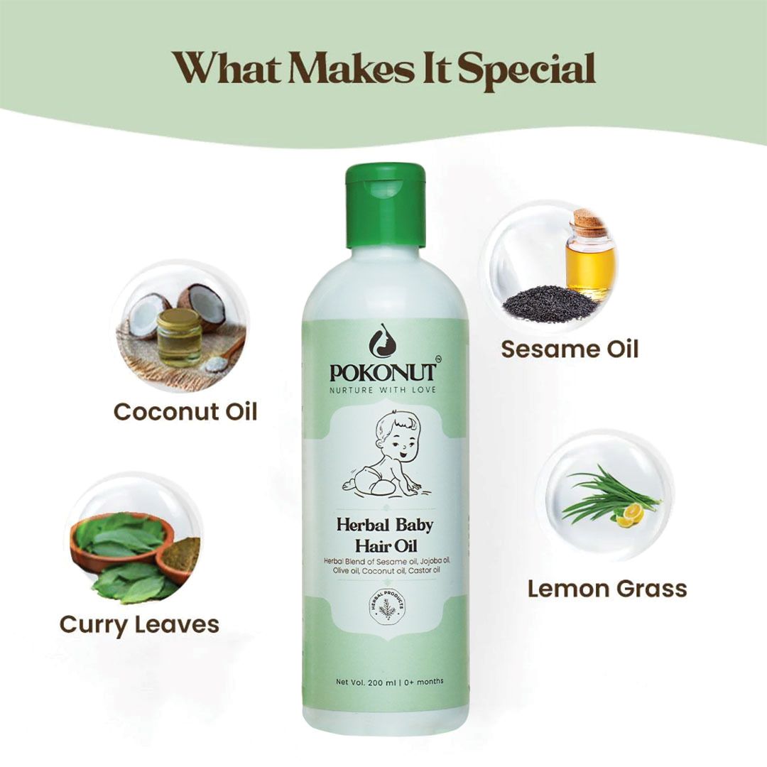 Herbal Baby Hair Oil-100ml
