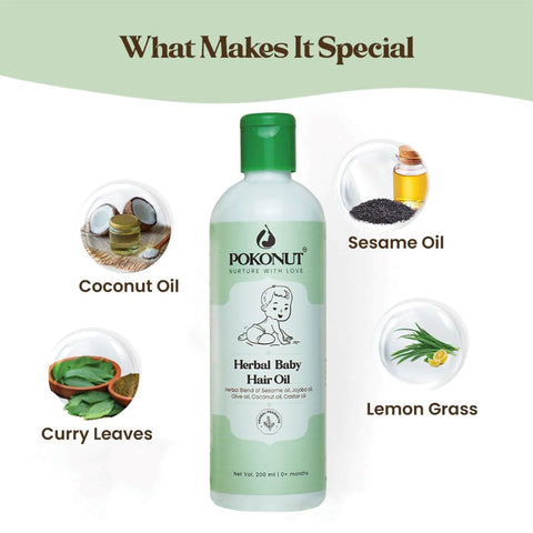 Herbal Baby Hair Oil-100ml