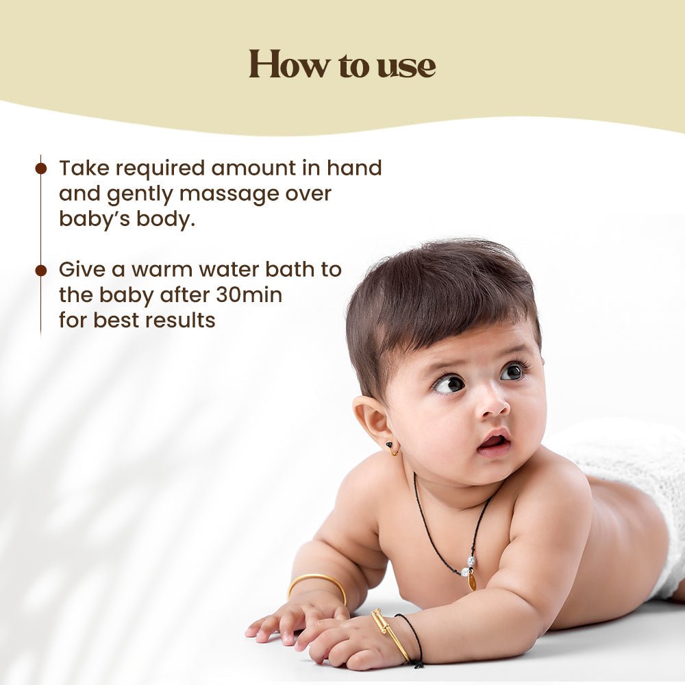 Herbal Baby Massage Oil-100ml - Pokonut